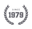 Since 1979 emblem