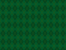 Green Argyle Pattern. Seamless Geometric Background. Green Argyle Pattern For Fabric, Textile, Clothing.