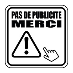 Sticker - Logo pas de publicité merci.