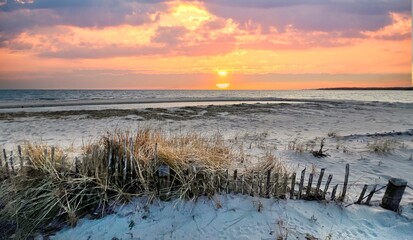 Poster - Chatham, Cape Cod Sunset in New England