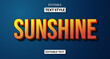 © Pickypicks - Editable text style effect - sunshine orange gradient text effect