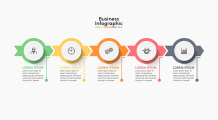 Business infographic timeline icons designed for abstract background template milestone element modern diagram process technology digital marketing data presentation chart Vector