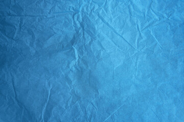 Sticker - Blank Creased light navy blue color tissue wrap recycle paper texture minimalistic background