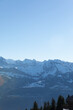 Ausblick Alpen