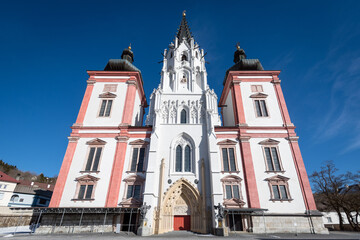 basilica of the birth of the virgin mary in mariazell, austria