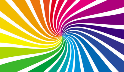Wall Mural - colorful rainbow design vector illustration. bright color design background. trendy rainbow art