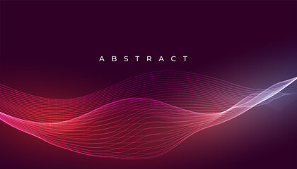 Wall Mural - abstract wave background with light effect