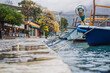 © galitskaya - global warming ocean level rise on waterfront in europe