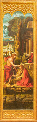 Wall Mural - VALENCIA, SPAIN - FEBRUAR 14, 2022: The painting Jesus Appears to Mary Magdalene in the Cathedral - Basilica of the Assumption of Our Lady by Master of Alziara from 16. cent.