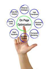 Canvas Print - eight components of on page optimization