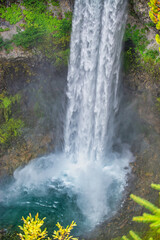 Poster - Brandywine waterfalls in Brandywine Falls Provincial Park - British Columbia, Canada.