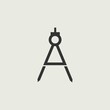 © ARKSTUDIOS🎙  - protractor vector icon illustration sign
