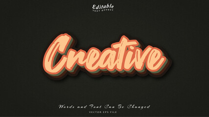 Sticker - creative editable text effect