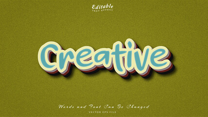 Sticker - creative editable text effect