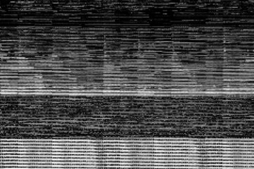 Wall Mural - pixel pattern of a digital glitch / abstract black and white pixel pattern background of a digital g