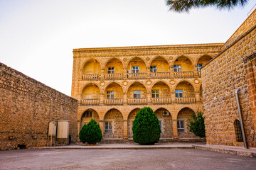 Mor Gabriel Monastery in Midyat, Mardin. Turkey. Mor Gabriel Monastery is the oldest surviving Syriac Orthodox monastery in the world.