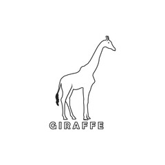 Canvas Print - Giraffe icon