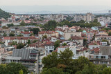 Fototapeta Do pokoju - Aerial view of the Old Town of Plovdiv, Bulgaria