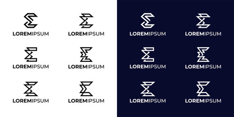 monogram sigma logo design inspiration