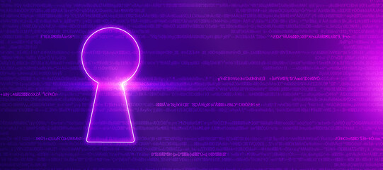 2d illustration technology cyber security