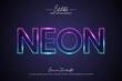 © Maenjari - Neon light 3d Text Style Effect. Editable illustrator text style.