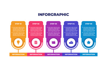 Modern Business Infographic Template Design