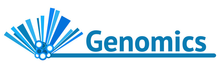 Genomics Blue Graphical Bar 