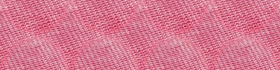 Wall Mural - Knit Fabric Rib. Soft Wool Knit Seamless. Coral