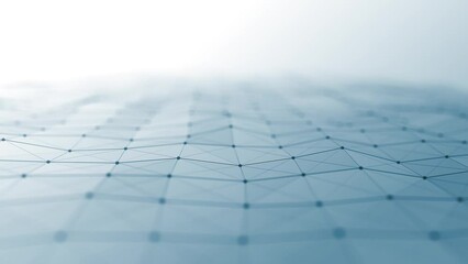 Wall Mural - abstract plexus digital fx technology background loop/ 4k animation of an abstract technology wallpa