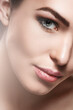 © blackday - Closeup of female face with smooth skin