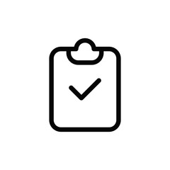 Wall Mural - Checklist icon vector. Clipboard sign