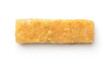 Top view of single frozen fish stick