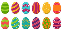Collection Painted Easter Eggs
