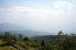 © Montree - Beautiful view of mountains and bright blue skies in Northern Thailand. copy space.