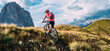 Rower górski, wyprawa rowerem elektrycznym w górach, Dolomitach. Pasja i przygoda 
