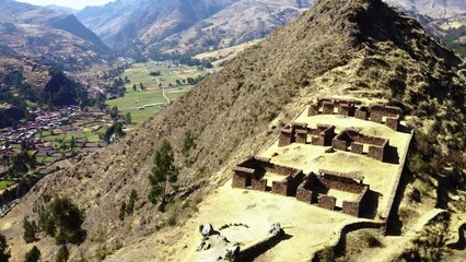 Sticker - Machu Pitumarca, an ancient Incas town in the Cusco region of Peru