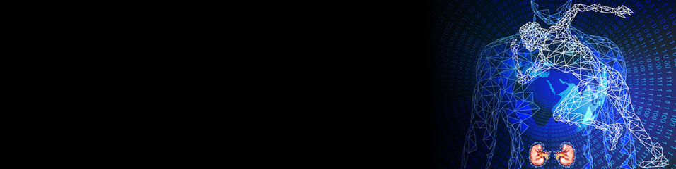 abstract technology background with binary code and cogs gear.
