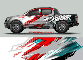 race car Livery for vehicle wrap design vector 
