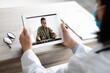 © Prostock-studio - Telemedicine Concept. Military Woman Having Video Call With Therapist Lady