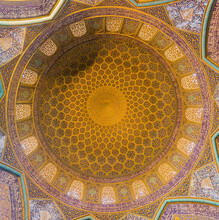 Dome Of Sheikh Lotfollah Mosque In Isfahan, Iran