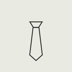 Wall Mural - necktie vector icon illustration sign 