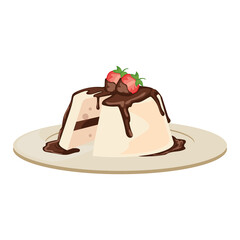 Sticker - chocolate cake design