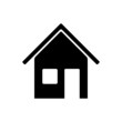 © BajimBa - Silhouette of a house for UI and UX design application, House icon for web design and website. Isolated on white background. vector Graphics