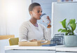 © Nina Lawrenson/peopleimages.com - Some caffeine is just what I need to finish this project. Shot of a young businesswoman drinking coffee while sitting at her desk.