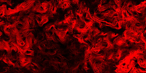 Wall Mural - red abstract light smoke background on black, red smoke love background on black solid 3d illustrati