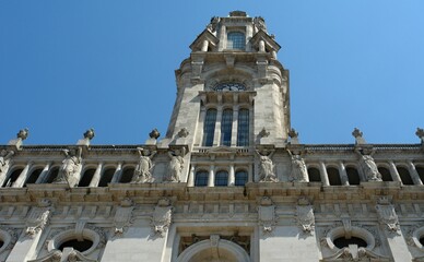 Historical town hall in Porto - Portugal 