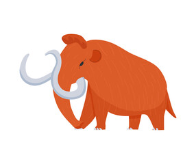 Sticker - Mammoth Ancient Animal Composition