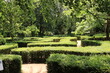 Labyrinth aus Hecken im Stadtpark von Lahr im Schwarzwald
