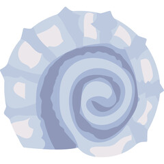 Wall Mural - snail shell lilac