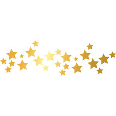 golden stars divider